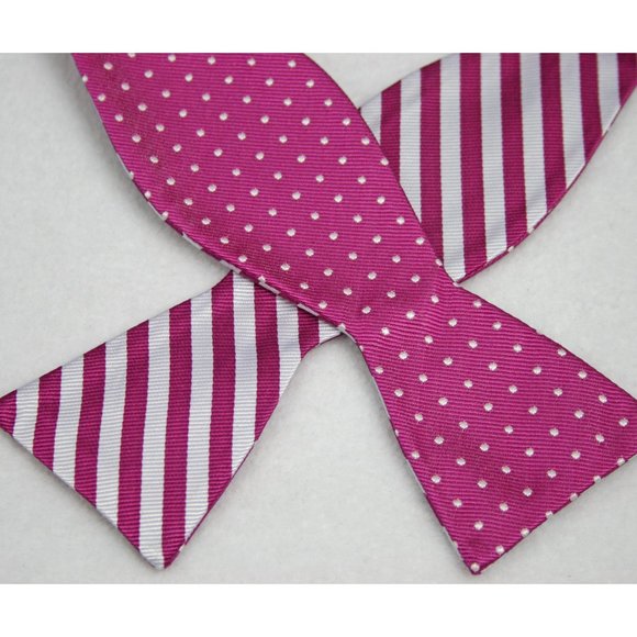 Countess Mara Other - NWT Countess Mara Pink White Reversible Bow Tie